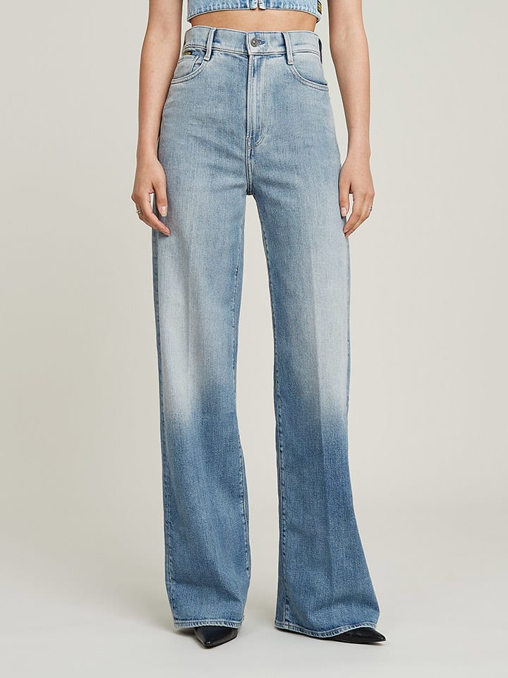 

Джинсы свободного кроя светло-голубого цвета G-Star