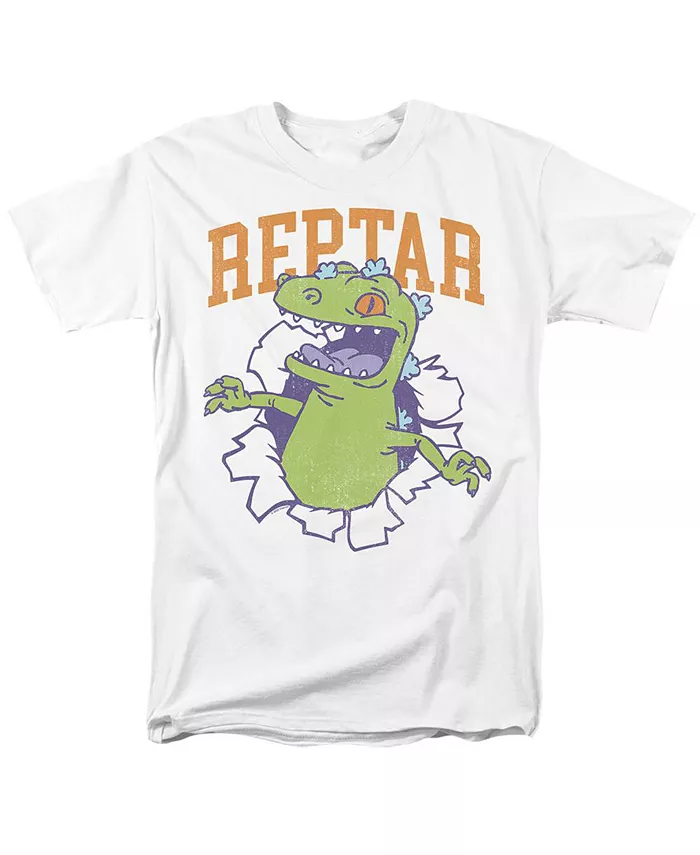 

Мужская футболка Reptar с эффектом разрыва Rugrats, белый