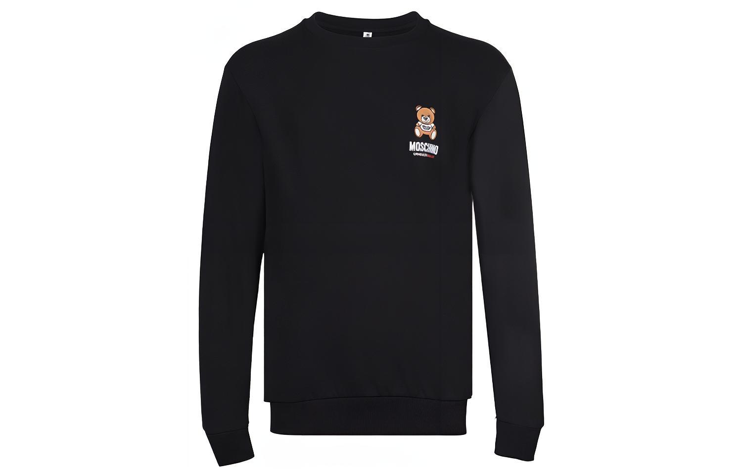 

MOSCHINO Толстовка мужская черная