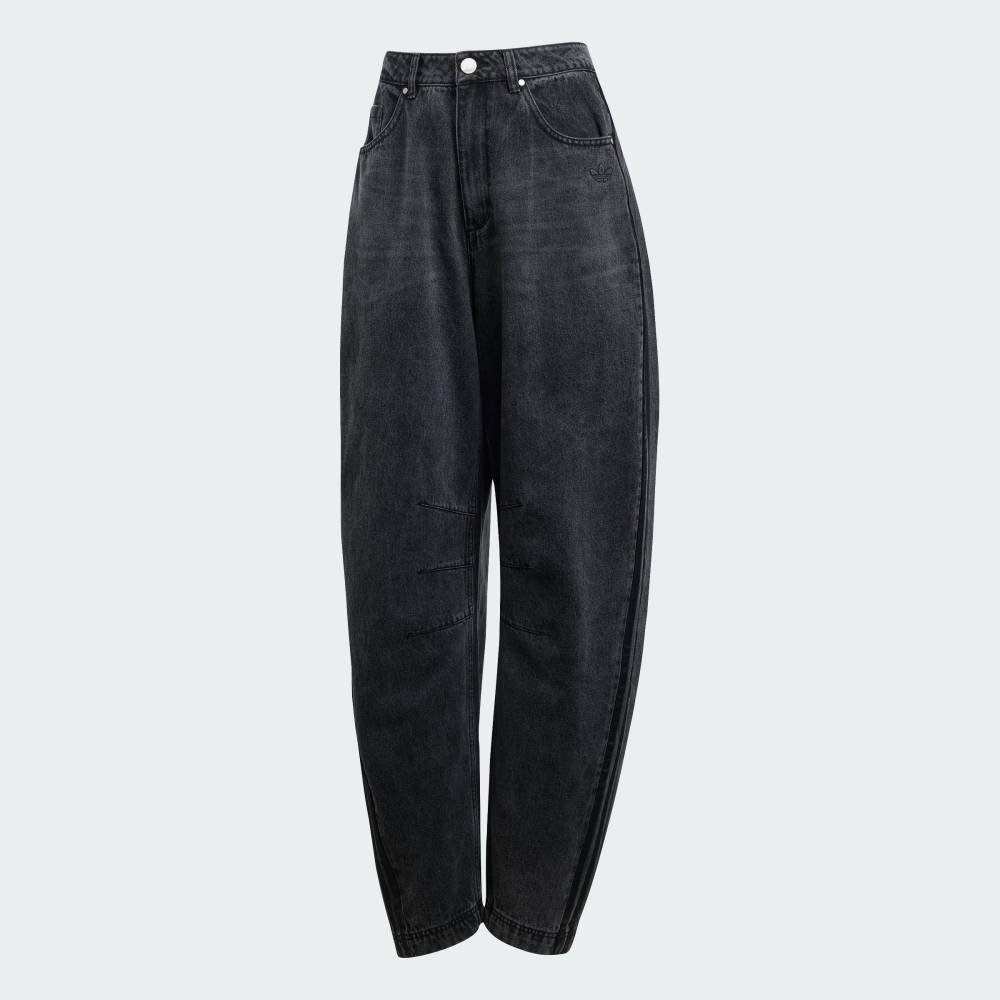 Джинсовые брюки Adilenium Season 3 Banana Fit Washed Denim Adidas, black — фото 4