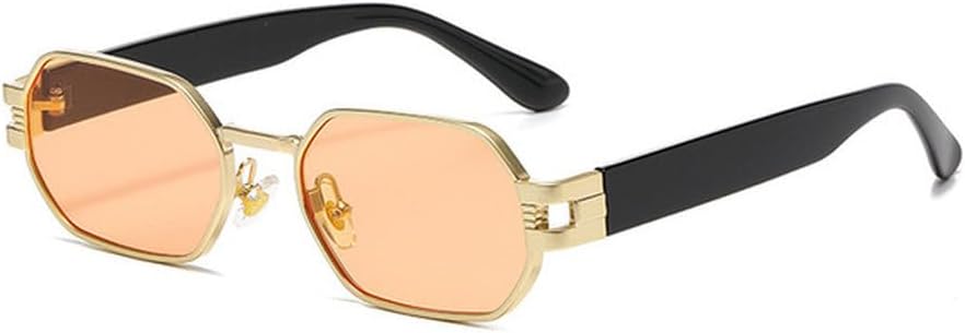 

Модные стильные солнцезащитные очки для женщин, роскошные солнцезащитные очки в стиле панк, винтажные солнцезащитные очки для мужчин, очки в стиле стимпанк, защита от ультрафиолета UV400, SUN996 Generic, Gold Orange