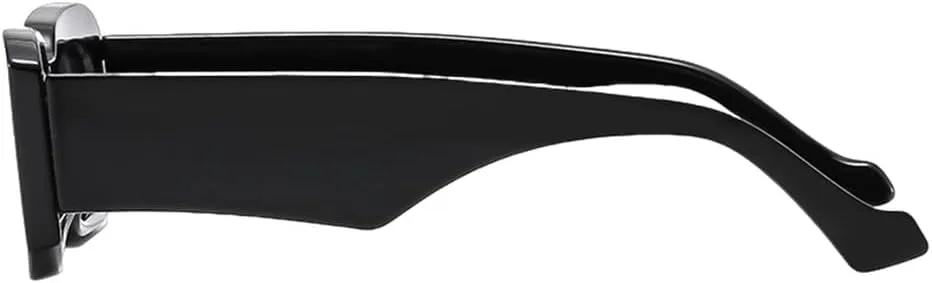 

Солнцезащитные очки прямоугольной формы 2027 года для мужчин и женщин, с широкими дужками, дорожные, винтажные, ретро, ​​с защитой от УФ-излучения UV400 MTZJH, Gray