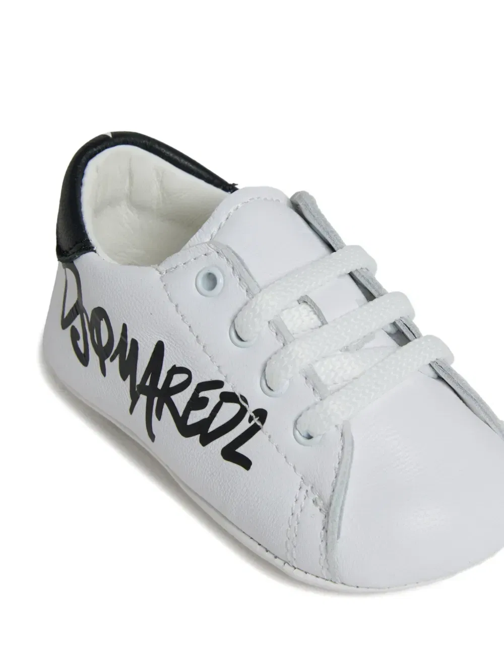 Кожаные кроссовки с логотипом Dsquared2 Kids, белый — фото 4