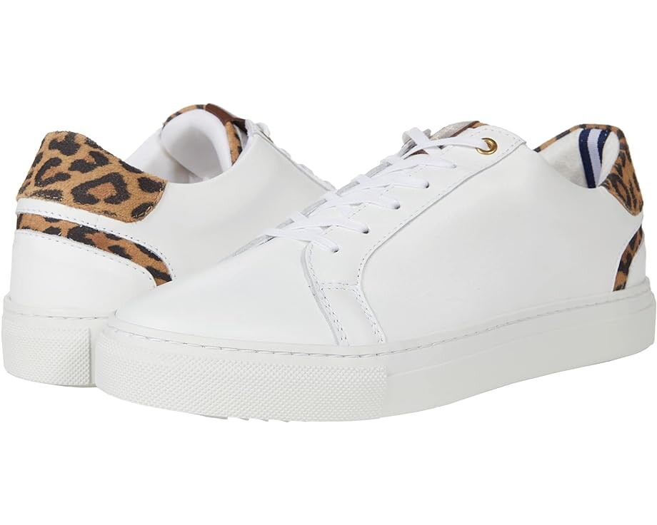 

Кроссовки Joules Classic Trainer, цвет White Leopard