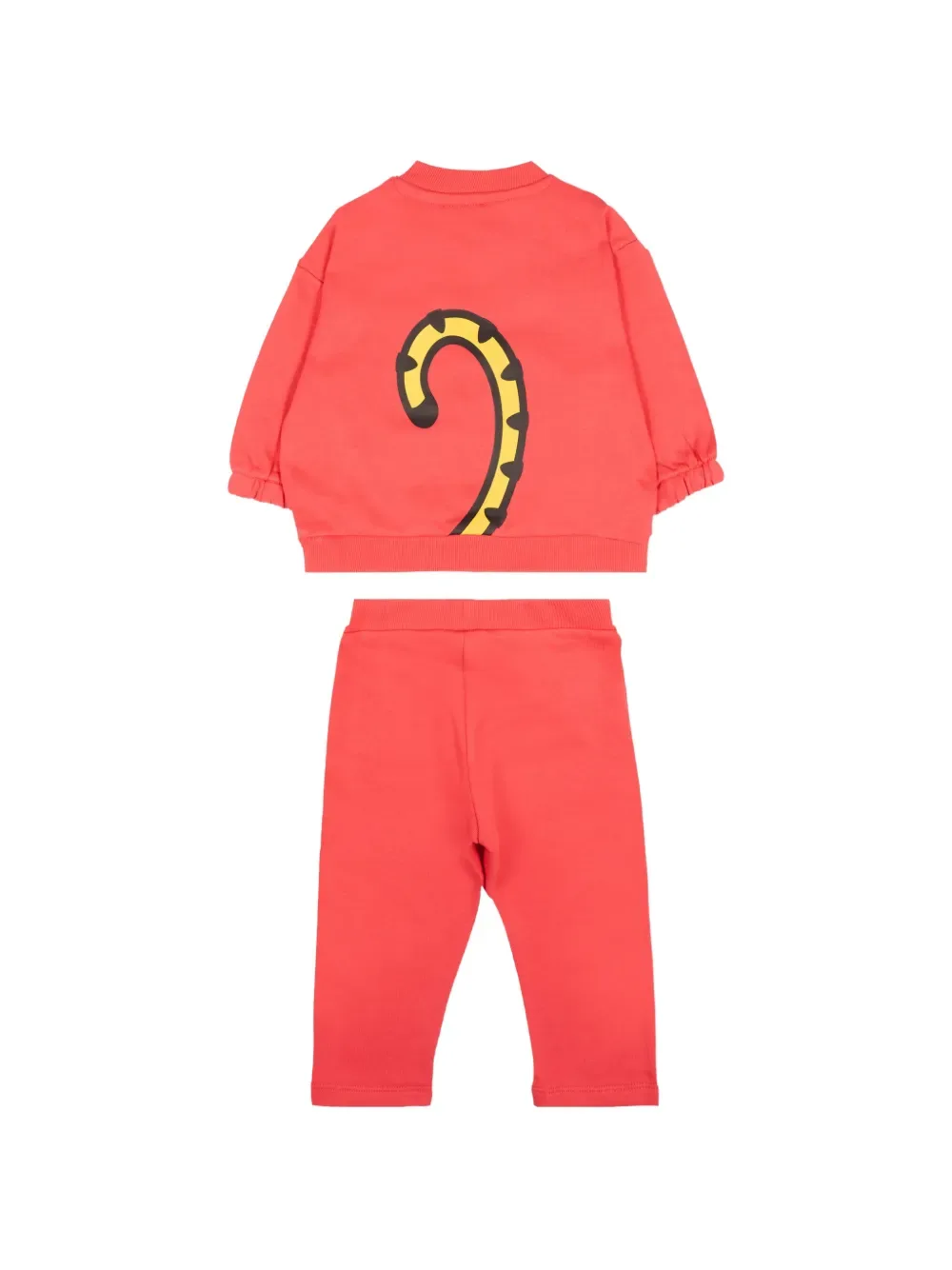 Спортивный костюм с тигриным принтом Kenzo Kids, красный — фото 2