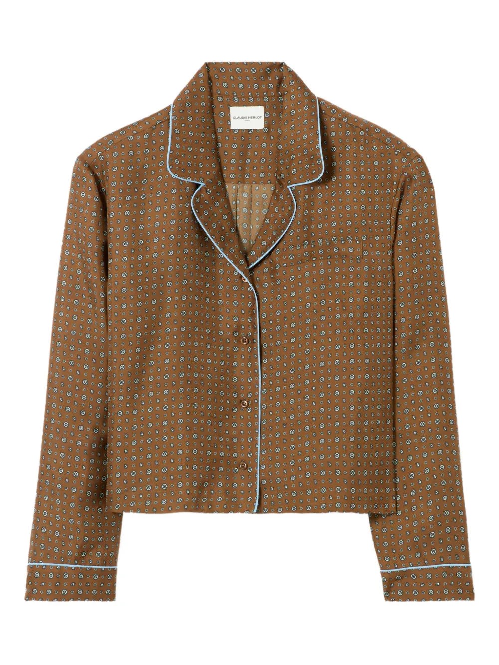 

Рубашка с принтом Claudie Pierlot, коричневый