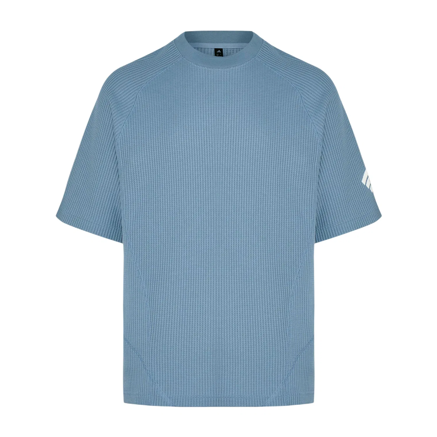 Футболка FOS T Shirts Men's Texture Blue с круглым вырезом Adidas