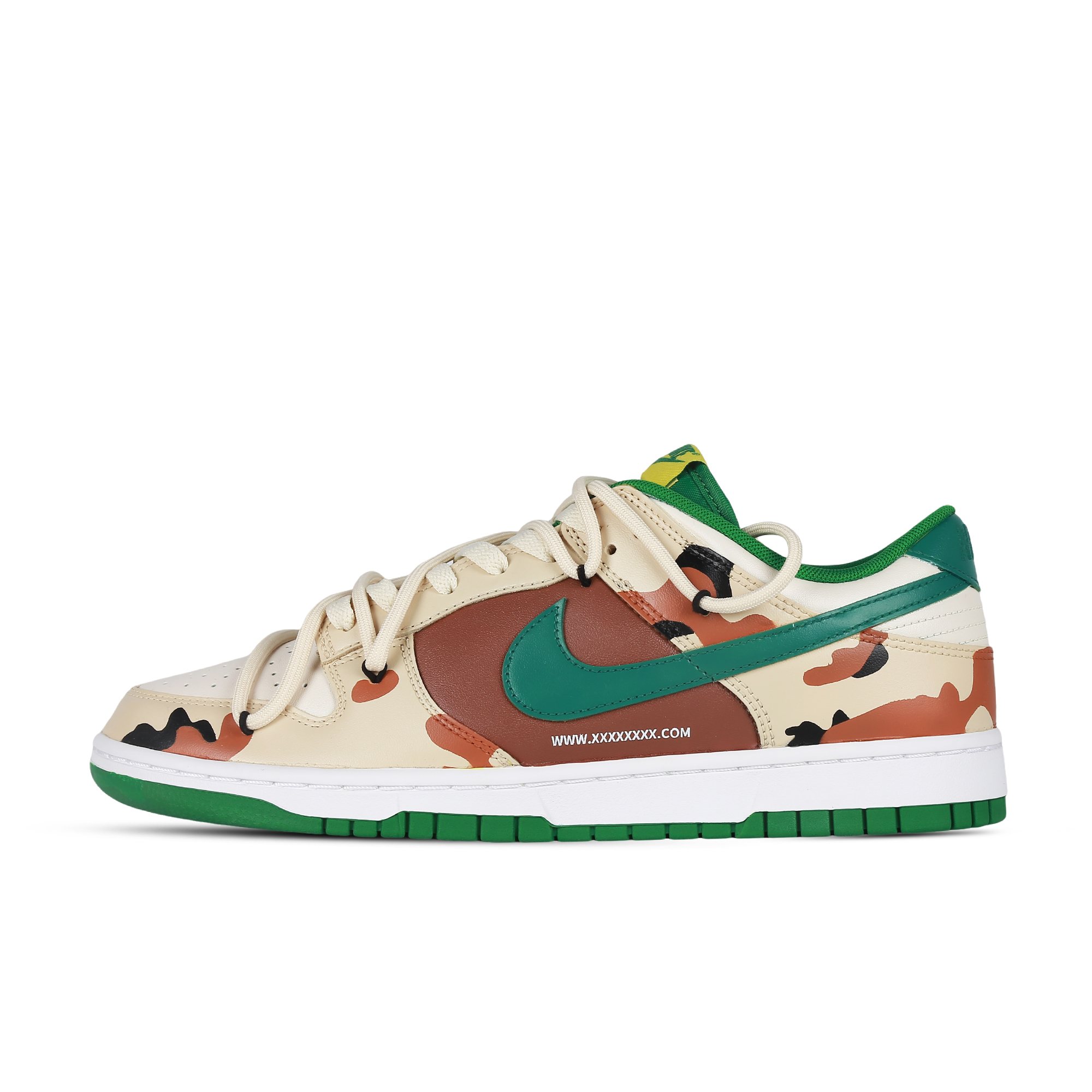 

Кроссовки Nike Dunk Skateboard Shoes Men Low-Top Yellow Green