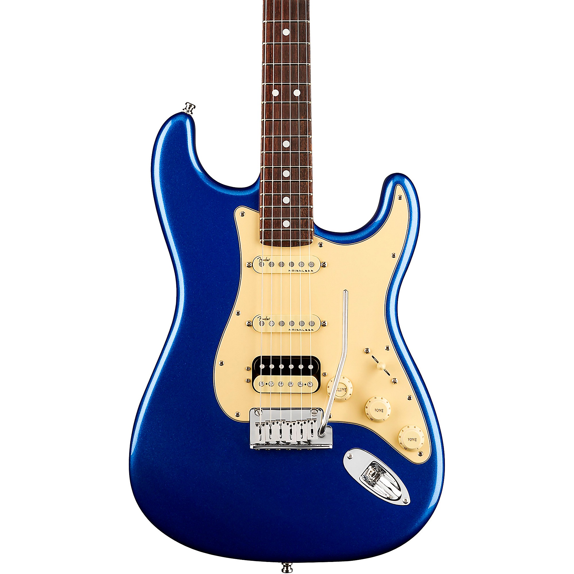 

Fender American Ultra Stratocaster HSS Электрогитара с накладкой из палисандра Cobra Blue