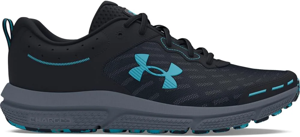 Мужские кроссовки Under Armour Charged Assert 10, черный/синий — фото 2