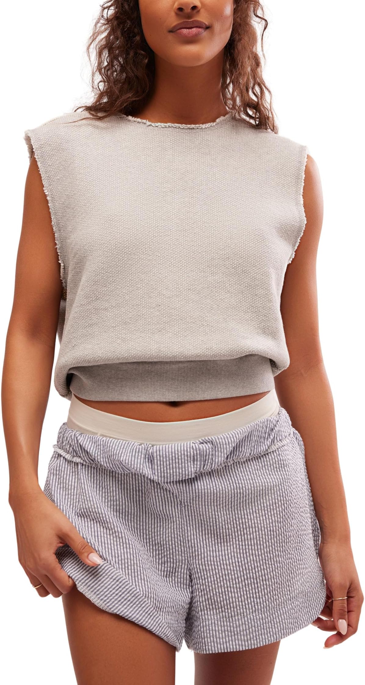 

Свитер Free People So Easy Muscle, цвет Heather Grey