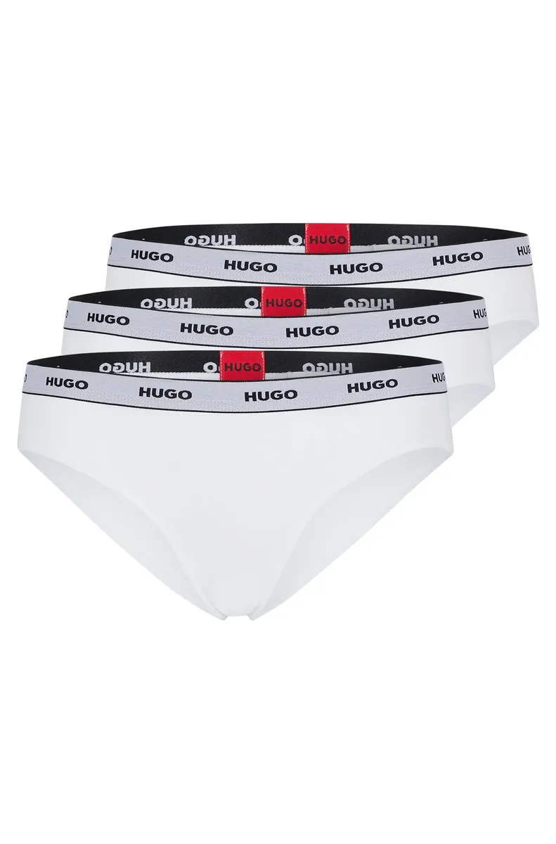 

Трусики HUGO Underwear "TRIPLET BRIEF STRIPE" (3 шт. в упаковке, 3 шт. в упаковке), с эластичным поясом с логотипом HUGO, белый