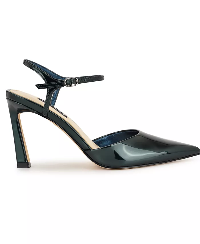 Женские туфли-лодочки Dres с сужающимся каблуком Nine West, синий — фото 2