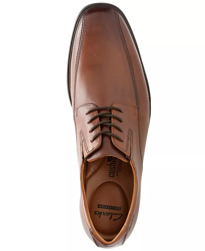 Мужские оксфорды Tilden Walk Clarks, коричневый — фото 3