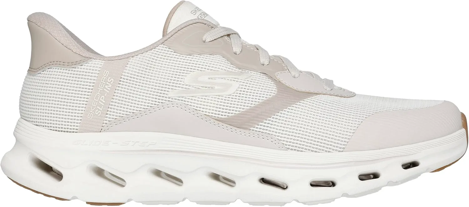 Мужские кроссовки Skechers Hands Free Slip-ins Go Walk Glide-Step 2.0 - Zac, белый — фото 4
