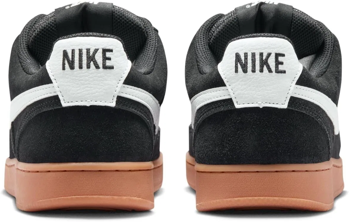 Мужские тренировочные кроссовки Nike Court Vision Lo Fl, Black White Gum Med Brown — фото 3