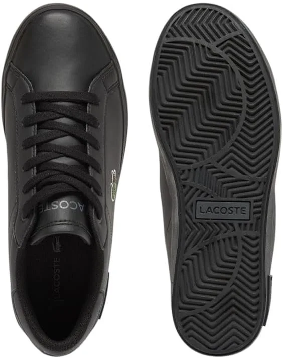 Кроссовки Lacoste Powercourt для мальчиков, белый/черный/красный — фото 4