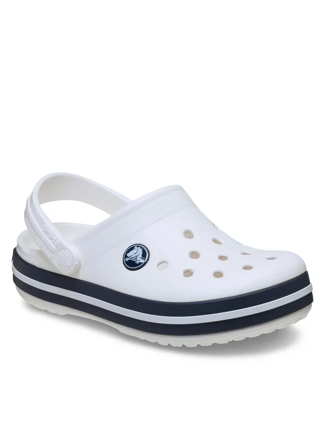 Crocs Crocband Clog T 207005 белые мюли — фото 2