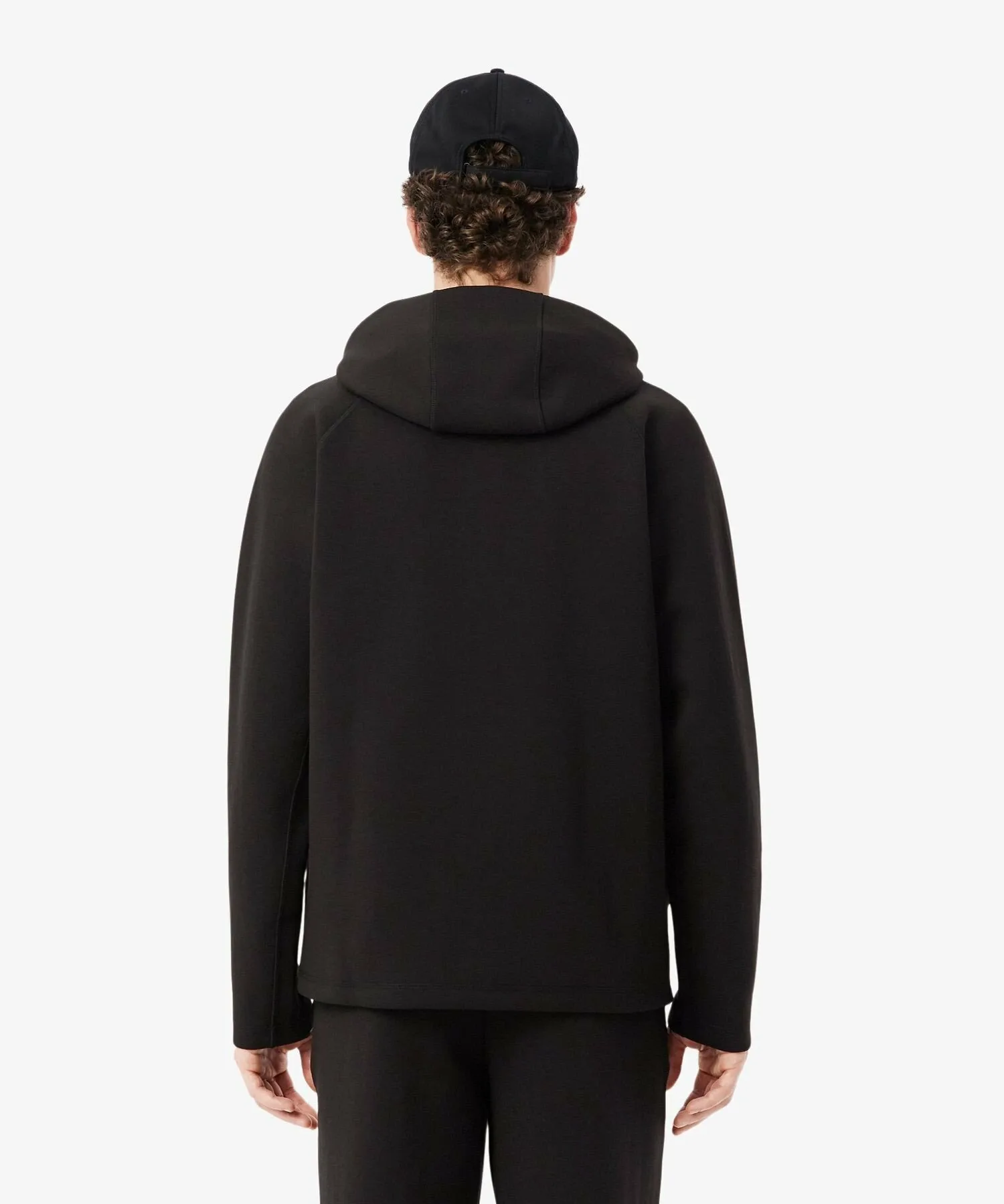Двусторонняя толстовка на молнии LACOSTE, Black — фото 3