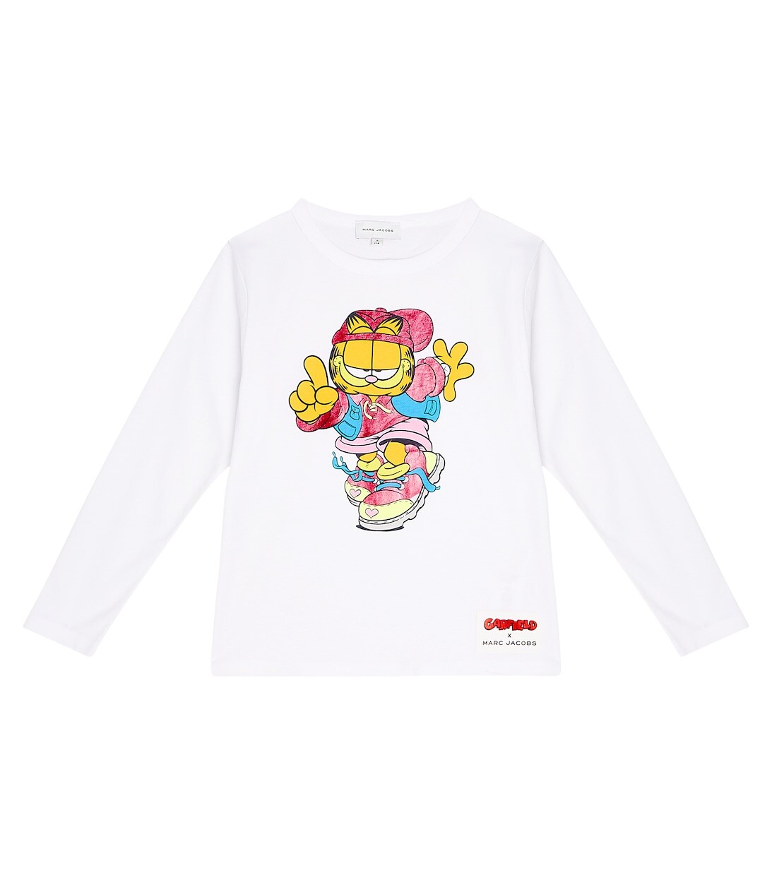 

Топ из хлопкового джерси из коллаборации с Garfield Marc Jacobs, белый