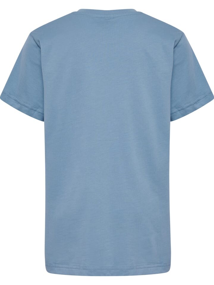 Футболка Hummel S/S Hmlprint Kinder, цвет faded denim — фото 2