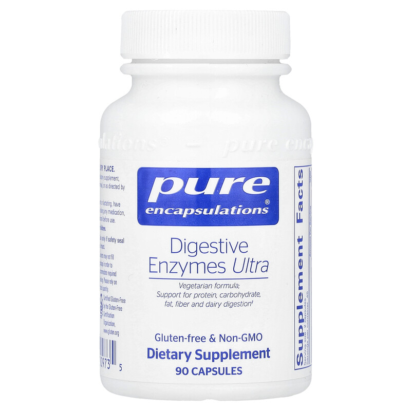 

Pure Encapsulations, Digestive Enzymes Ultra, 90 капсул