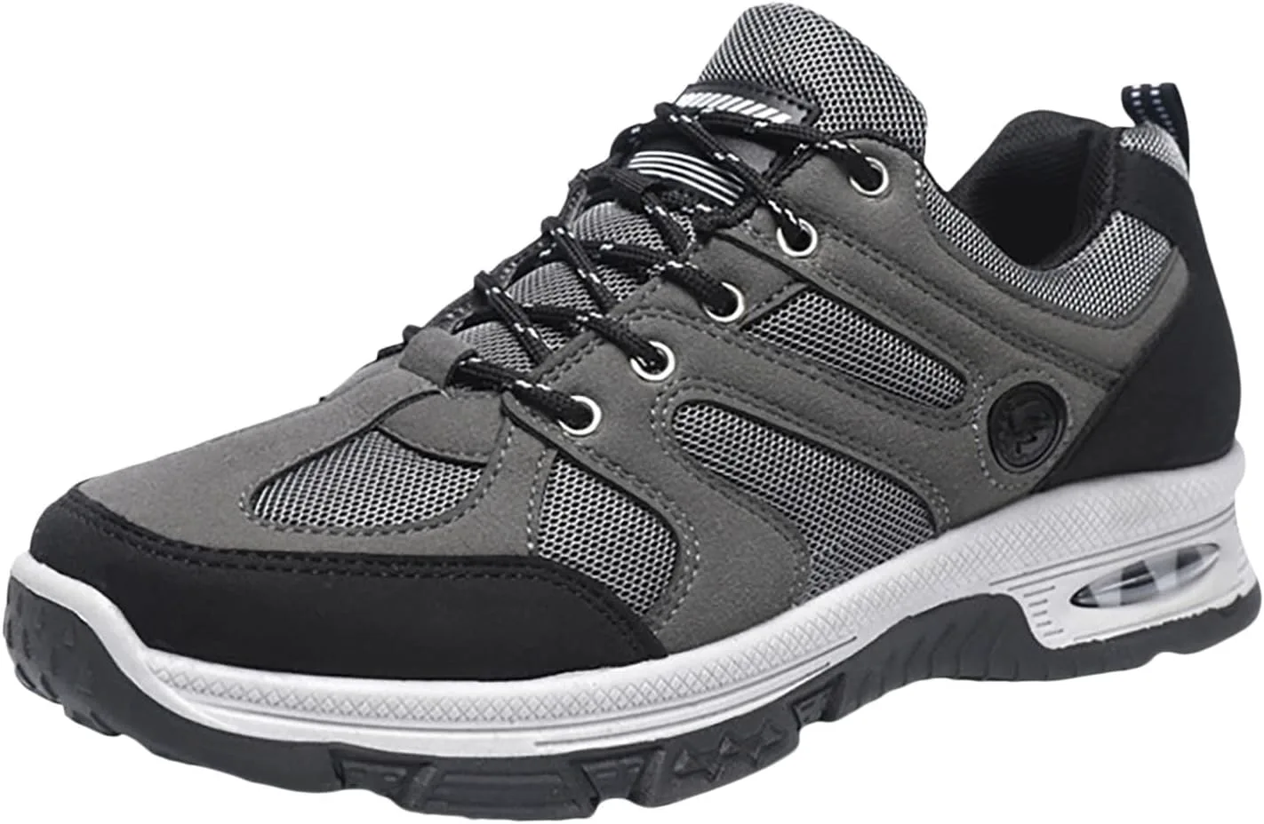 

IWIHMIV Мужские походные кроссовки для активного отдыха, водонепроницаемые, противоскользящие, для повседневного туризма и трекинга, серый