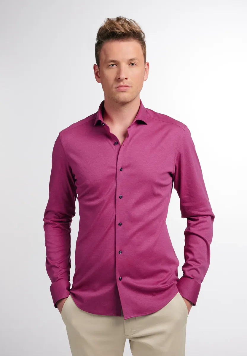 

Рубашка Eterna с длинными рукавами "SLIM FIT", фиолетовый