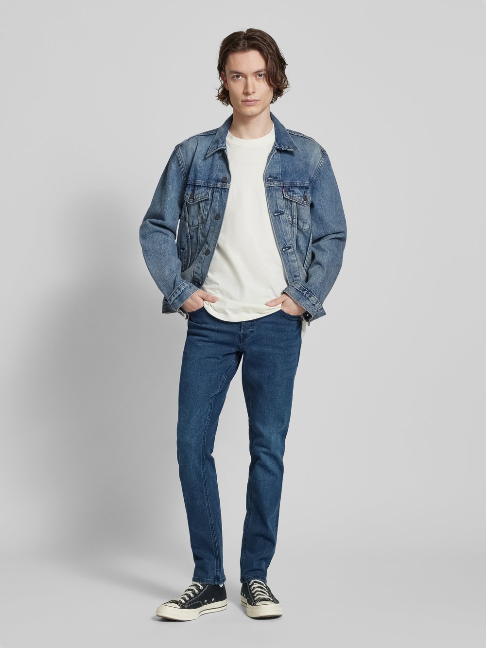 

Джинсы облегающего кроя с 5 карманами, модель «GLENN ORIGINAL» Jack & Jones