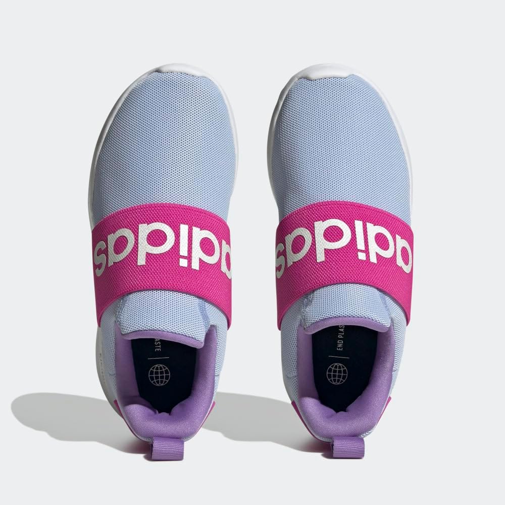Беговые кроссовки adidas Kids Lite Racer Adapt 7.0, фиолетовый/голубой — фото 4