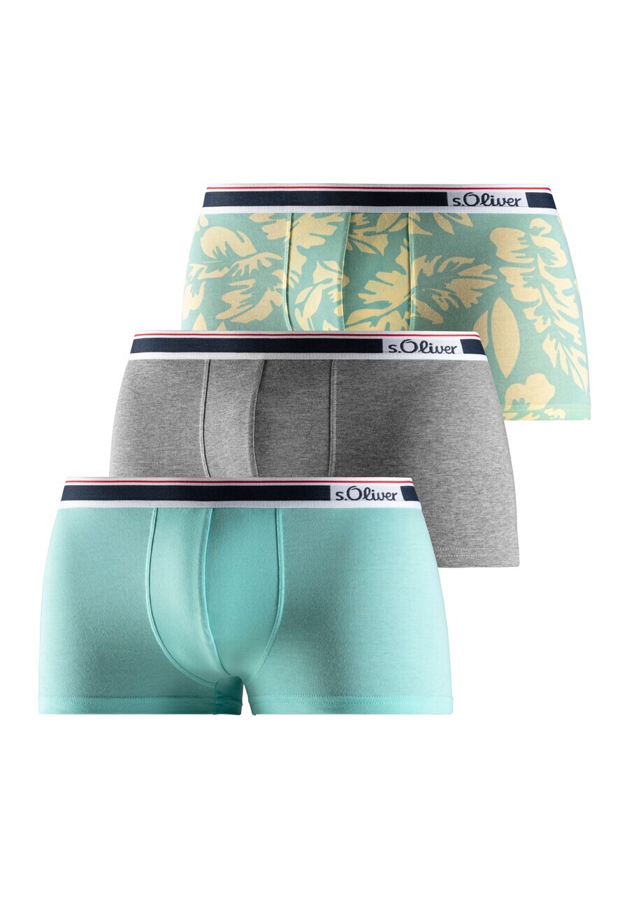

Трусы s.Oliver Boxer shorts, цвет grey/mint