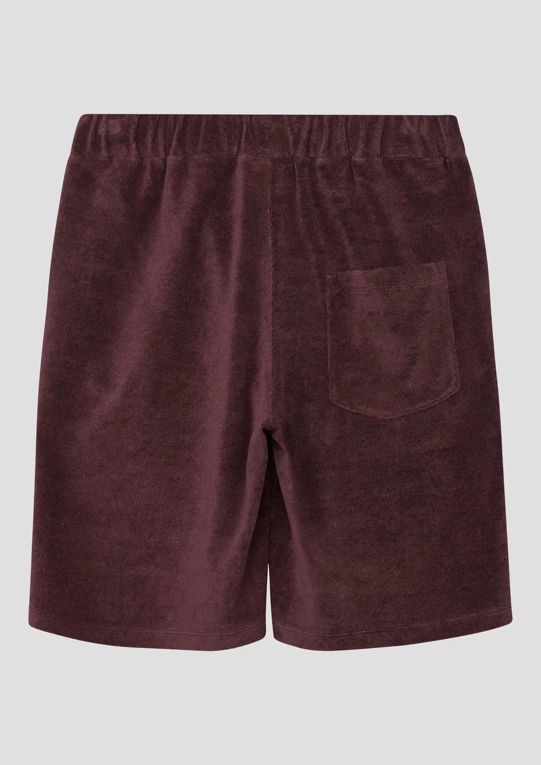 Шорты бермуды из махры, loose fit, s.Oliver, бордовый — фото 2