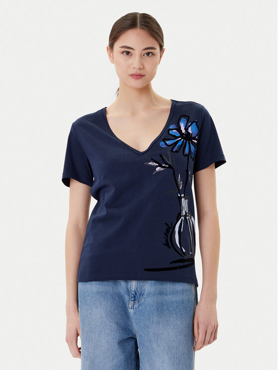 

Футболка regular fit Dumas 25WWTK28 Desigual, синий
