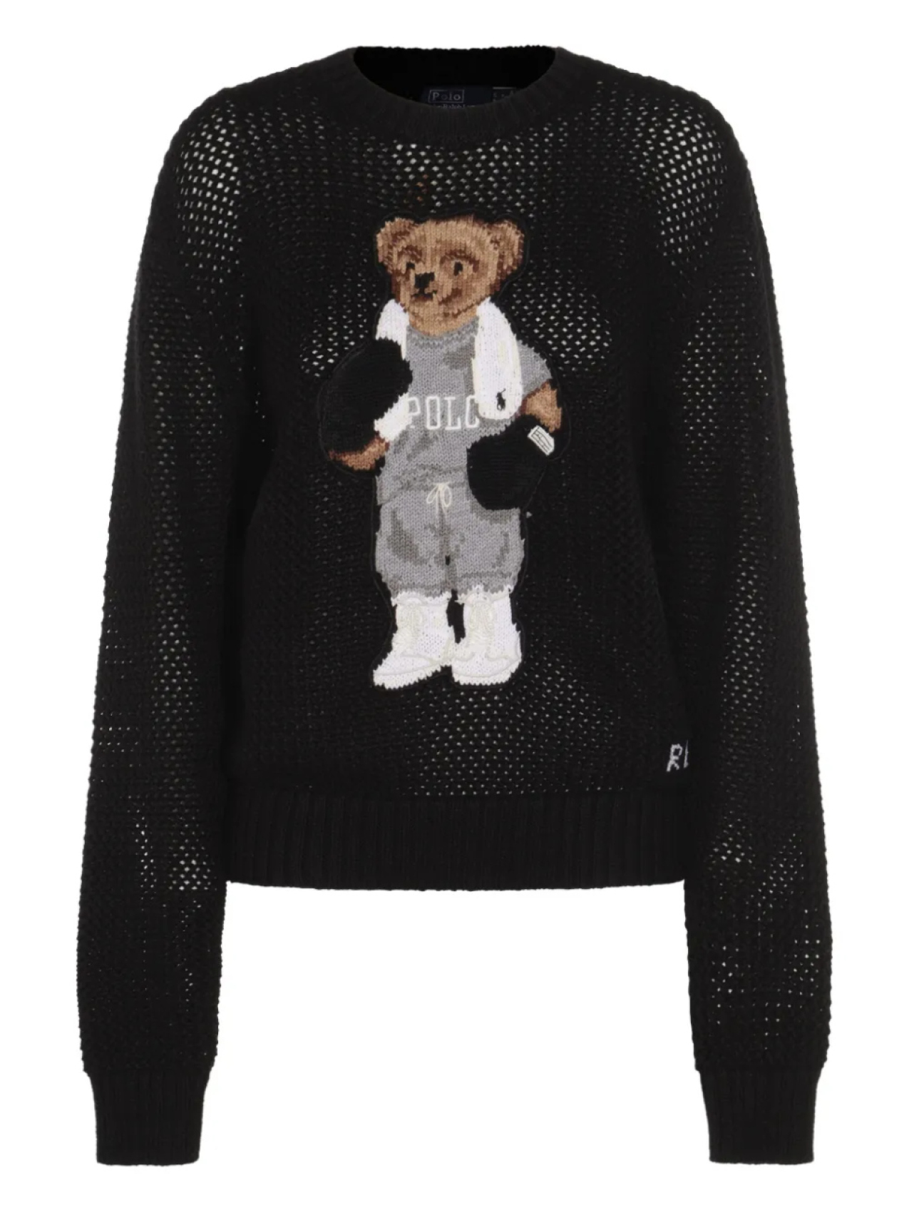 

Вязаный свитер Polo Bear Polo Ralph Lauren, черный