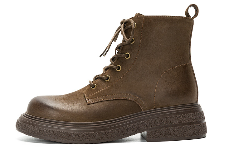 

Ботинки Martin Boot женские Q.Vonton, темно-коричневый