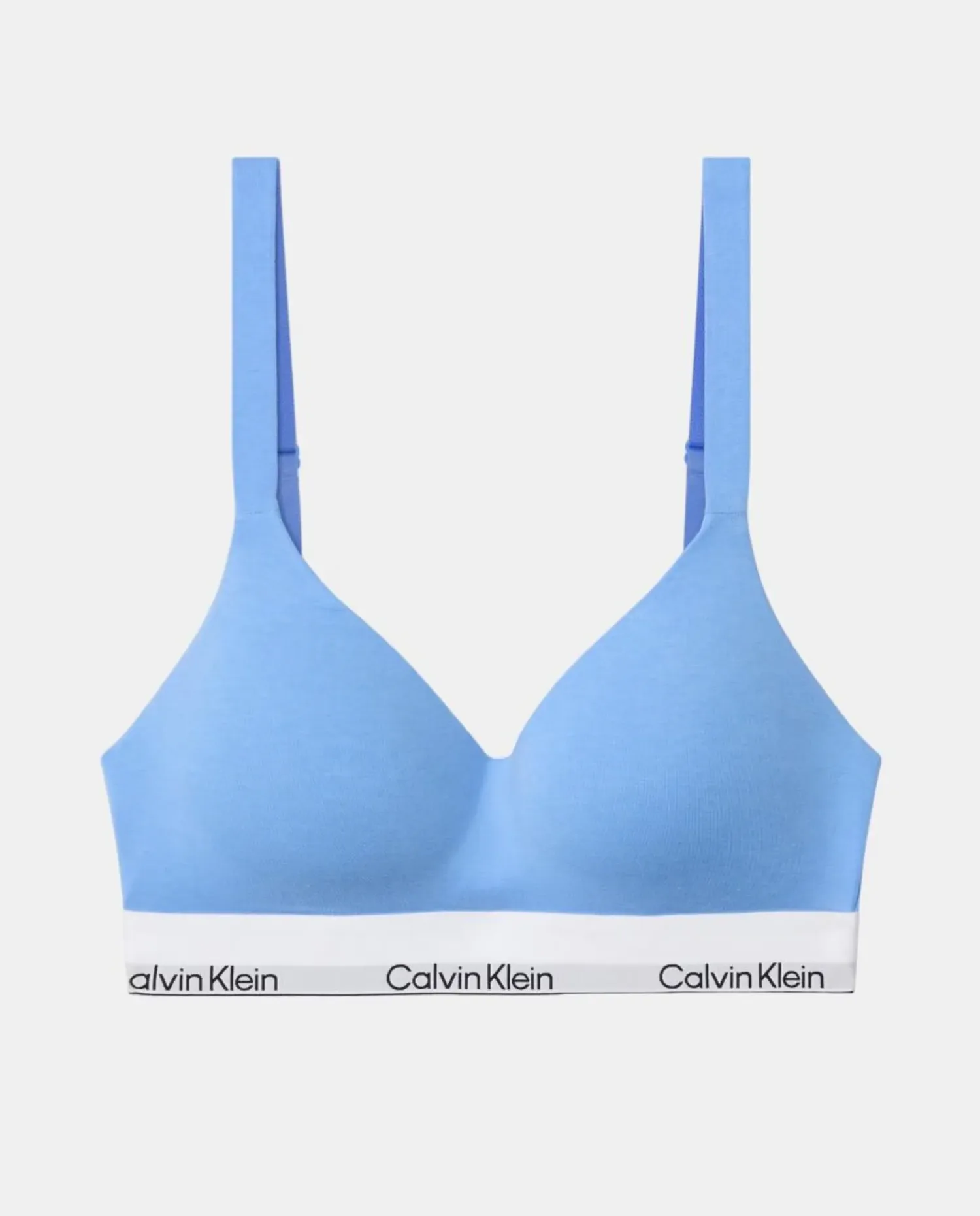 Бюстгальтер бралетт предварительно сформированный ICON COTTON MODAL Calvin Klein, синий — фото 4