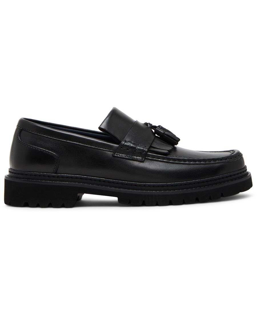 Мужские лоферы-слипоны в стиле Анкара Steve Madden, Black — фото 2
