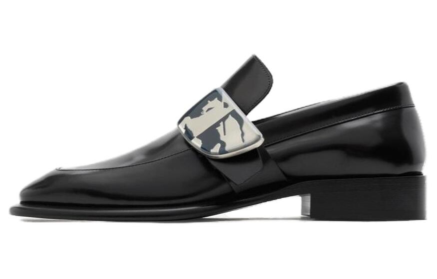 Кожаные мокасины Shield Burberry