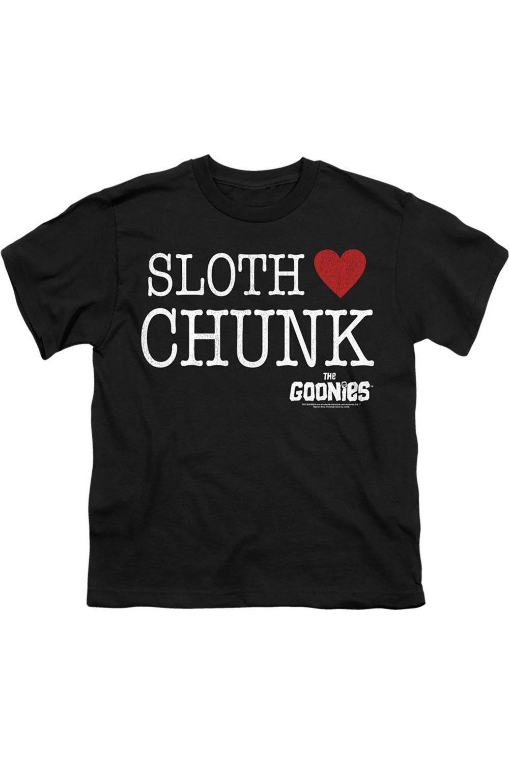 

Футболка The Goonies Sloth Heart Chunk Gildan, черный