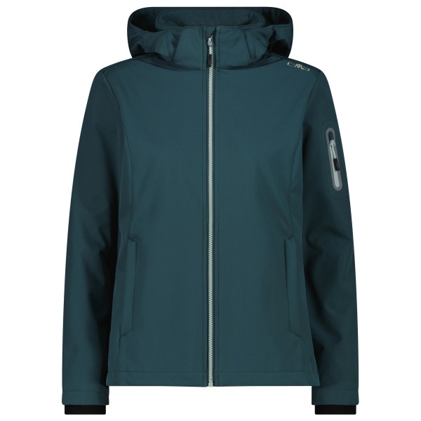 

Женская куртка софтшелл с капюшоном на молнии - куртка софтшелл Cmp, зеленый