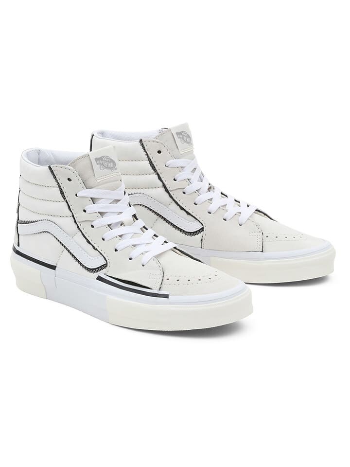 Высокие кроссовки Vans Sneakers SK8-Hi Reconstruct, цвет Weiß/Creme/Schwarz