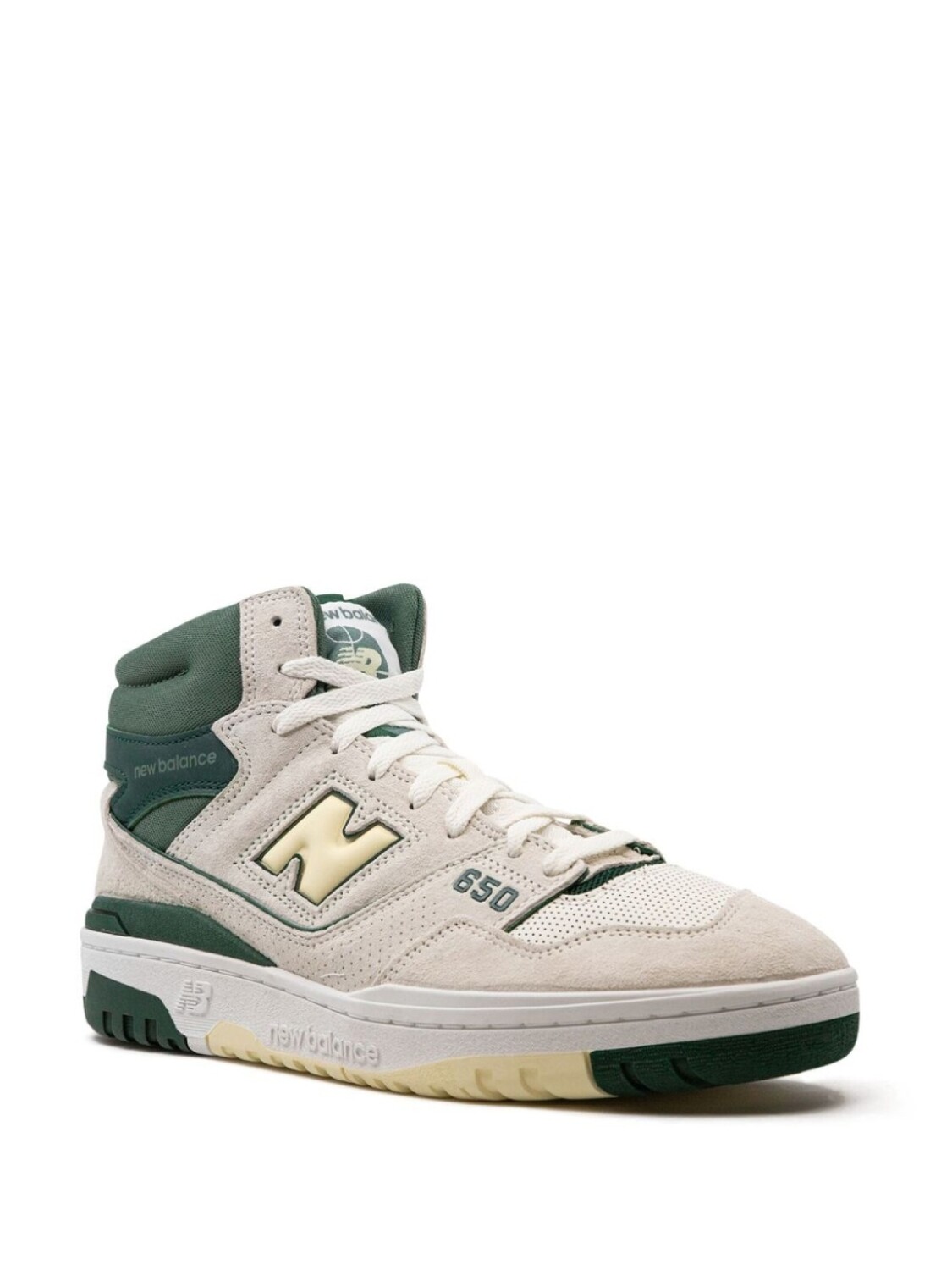 

Высокие кроссовки 650R 'Sea Salt/Nightwatch Green' New Balance, бежевый