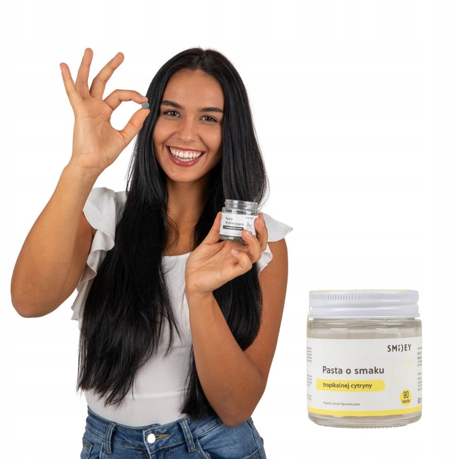 

Зубная паста SMILEY с натуральным лимоном и активной защитой в таблетках