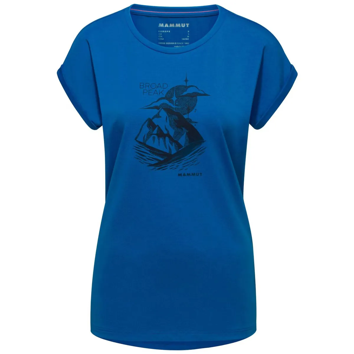 

Женская горная футболка MOUNTAIN BROAD PEAK Mammut, синий