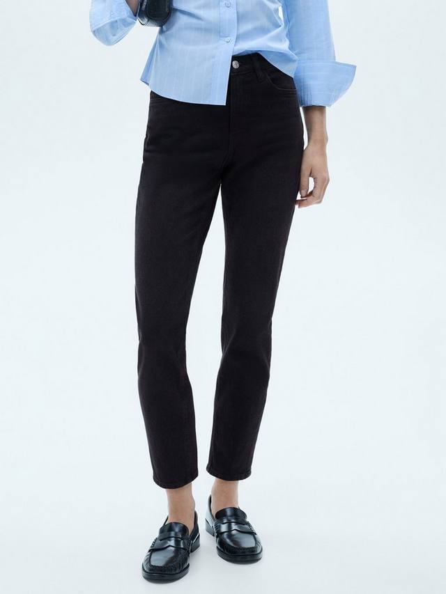 

Новые мамины джинсы с высокой талией Mango, цвет Open Grey