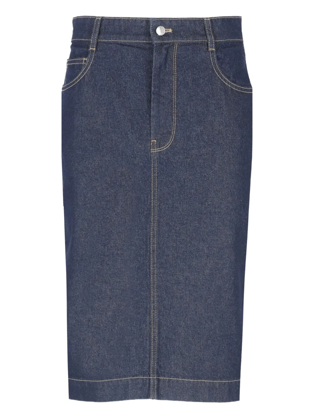 

Свободный сетчатый свитер с логотипом Maison Kitsuné, синий