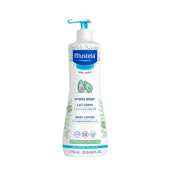 

Увлажняющий крем для тела Hydra Bebé Body Lotion Mustela, 750 ml