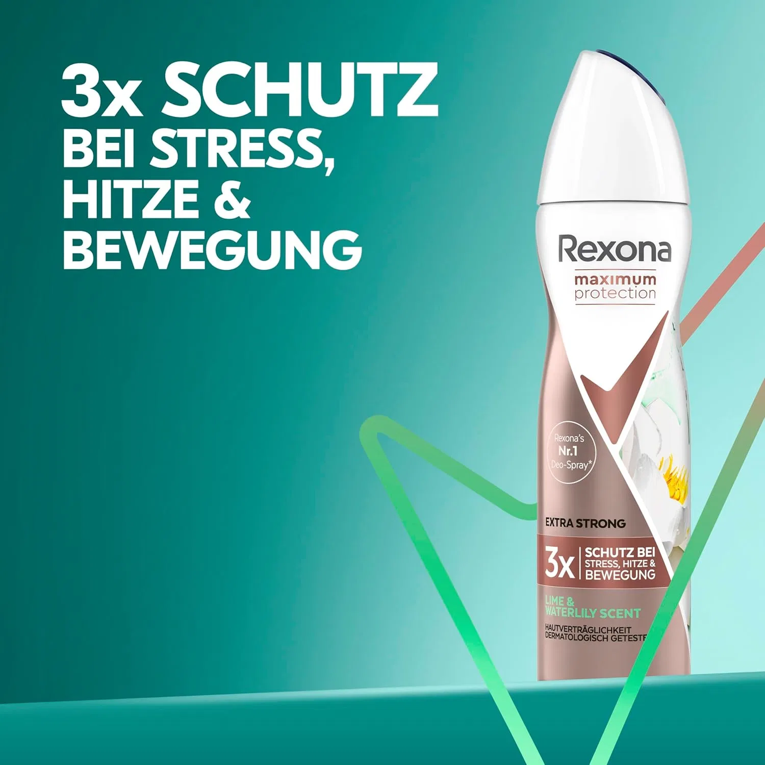 Антиперспирант-спрей Rexona Maximum Protection с ароматом лайма и кувшинки, 150 мл Rexona — фото 4
