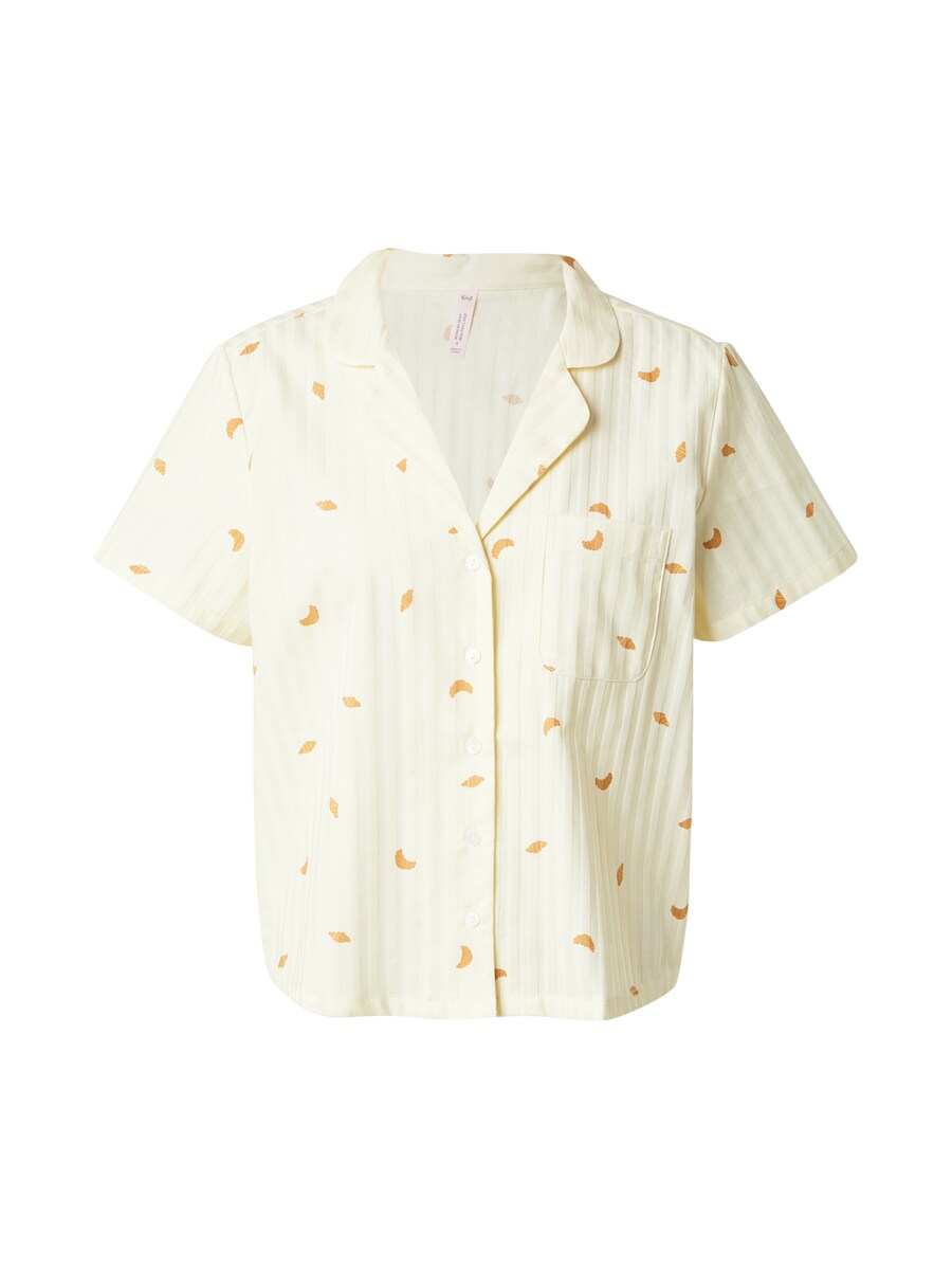 

Пижамная рубашка Hunkemöller, цвет Pastel yellow