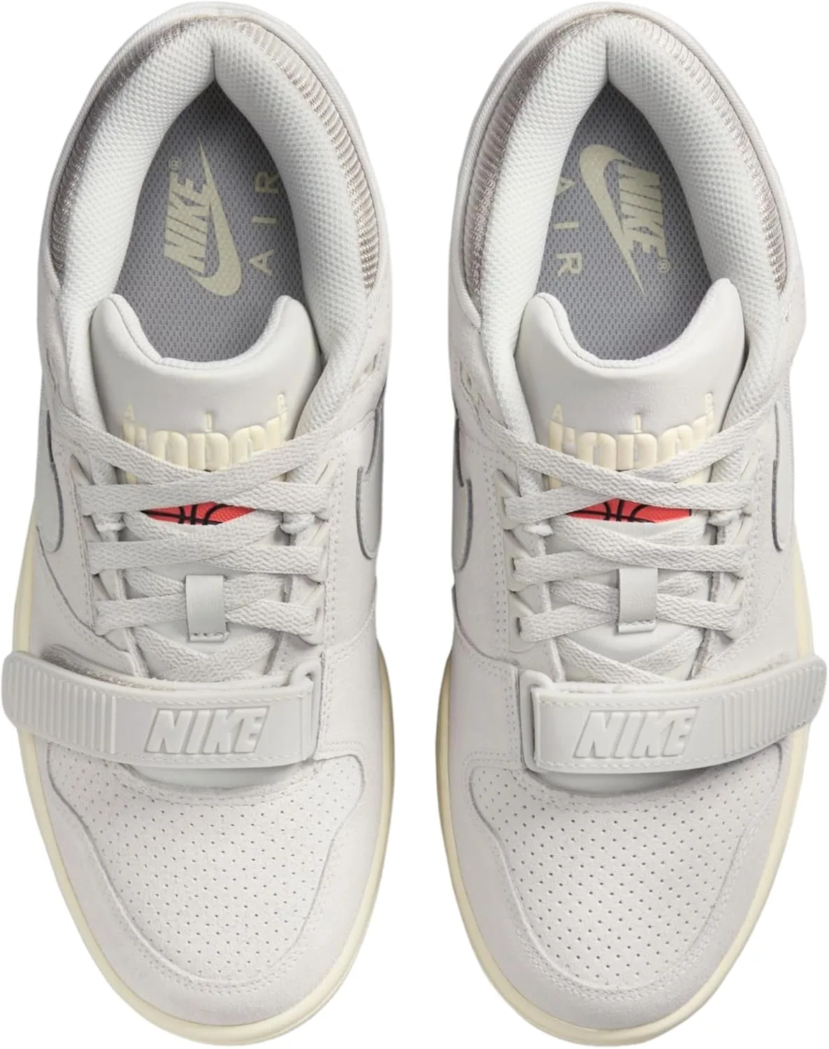 Мужские кожаные кроссовки Nike Sportswear AAF88, белый/слоновая кость — фото 4